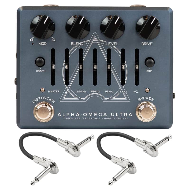 New Darkglass Alpha Omega Ultra V2 w/ Aux-In Dual Bass Preamp Overdrive Pedal image 1