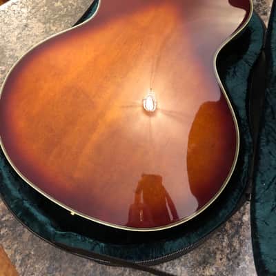 Samick HF-650 Artist Series, 1997, Full Body Tobacco Burst, Original and Mint Condition! image 9