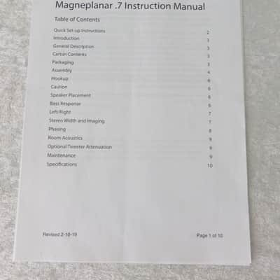 Magnepan Magneplanar MG .7 floor flat panel speakers 54" 2-way pair local pickup San Diego CA quasi-ribbon planar-magnetic image 9