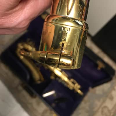 SUMMER DEAL CONN SAXOPHONE 6M VIII 1937 NAKED LADY ORIGNAL CASE , MOUTHPIECE , NEWER PADS , NICE SHAPE image 4