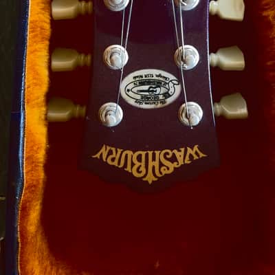 Washburn 1999 Washburn USA Custom Shop MR400 Bigsby Semi-Hollow – Buzz Feiten – Serial 9908 1999 - Gold Sparkle Finish image 2