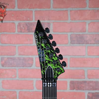 ESP USA Custom Shop M-II NTB Alien Blood Splatter 2024 w/OHSC image 9
