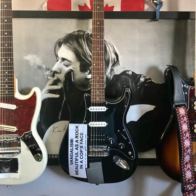 Fender Stratocaster - Kurt Cobain Vandalism Strat Replica (Clean) image 1