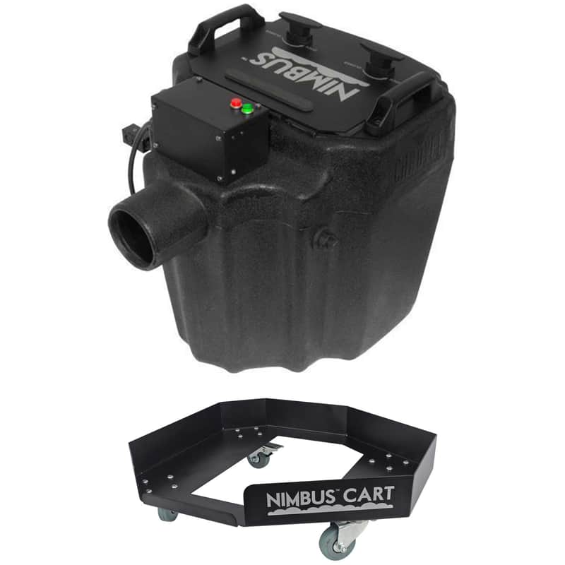 Chauvet DJ Nimbus Plug/Play Dry Ice Fog Machine+Multi-Level Control+Rolling Cart image 1