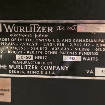 Immagine WURLITZER 200A VINTAGE ELECTRIC KEYBOARD WITH ANVIL CASE - BLACK SHELL - 1981 - 8