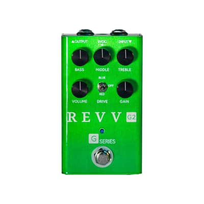 REVV G2 Green Overdrive Effectpedal Made in Canada image 1
