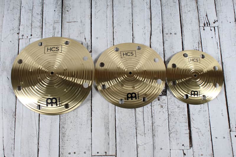 Meinl HCS024SM Smack Stack Cymbals 10 / 12 / 14 Inch Set of 3 Effect Cymbals image 1