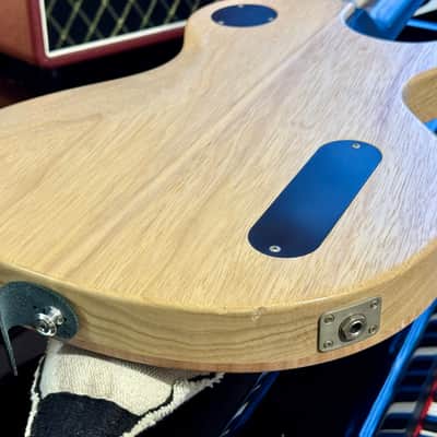 Nik Huber LEFT HANDED KRAUSTER II “ Custom Shop” KORINA & Super Flame Top 2016 Charcoal Black image 22