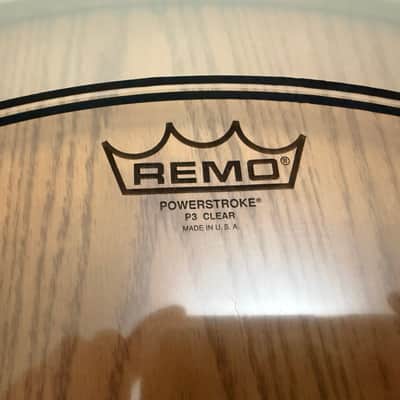 (4) 24” Remo Bass Drum Heads PS3 Black Dot Ebony Ambassador image 2
