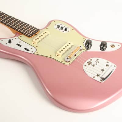 Fender Custom Shop 1964 Jaguar Journeyman Relic 3A Rosewood Fingerboard Faded Aged Burgundy Mist Metallic CZ585064 image 10