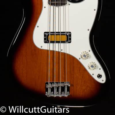 Fender Gold Foil Jazz Bass Ebony Fingerboard 2-Color Sunburst (985) image 3