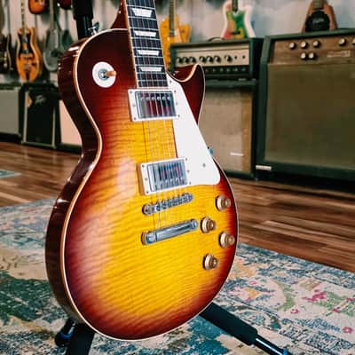 2004 Gibson Custom Shop R9 Les Paul - Art & Historic 1959 Reissue - LPR9 Bourbon Burst - w/OHSC image 3