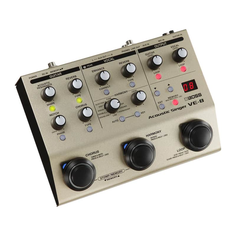 Boss VE-8 Acoustic Singer Pre-Amp | Reverb