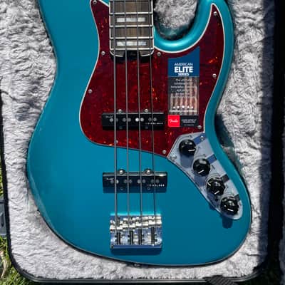 Fender American Elite Jazz Bass 2018 - Ocean Turquoise