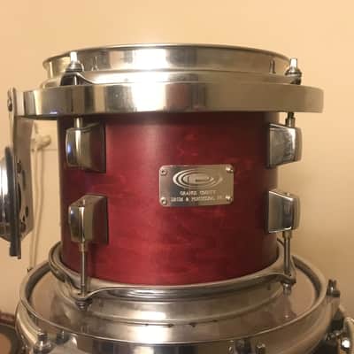 Orange County Drum & Percussion OCDP USA 6-piece drum kit 2002 Burgundy Satin image 12