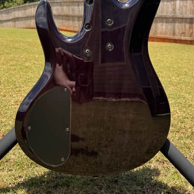 ESP LTD B-208FM 2005 - 2015 - See Thru Black image 5