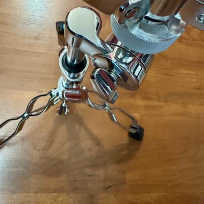 Pearl S-50 Gyro-Lock Low Double Braced Snare Drum Stand 2010s - Chrome image 4
