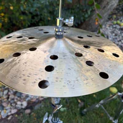 Spectrum Cymbals 14" Effects Hi Hat Top - Hand Hammered image 1