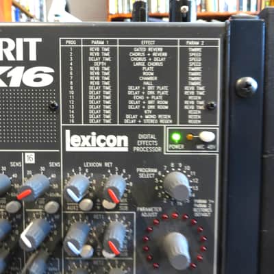 Soundcraft  Spirit FX16 Mixer with Lexicon FX & table stand image 3
