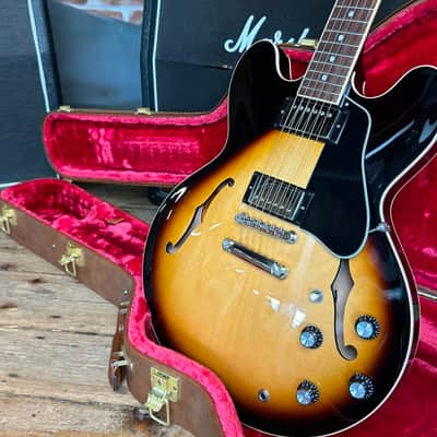 Gibson ES-335 Dot Vintage Burst 2023 Semi-Hollow Electric Guitar image 14