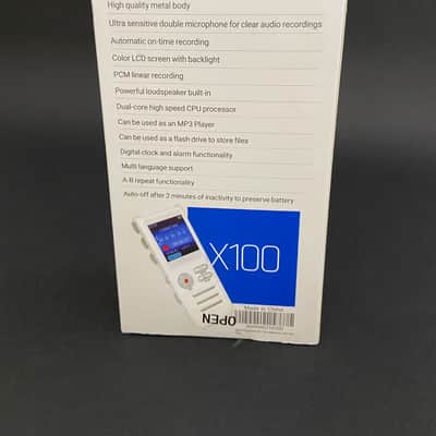 DictoPro x100 - Digital Voice Activated Recorder - Easy HD Recording of Lectures and Meetings image 2