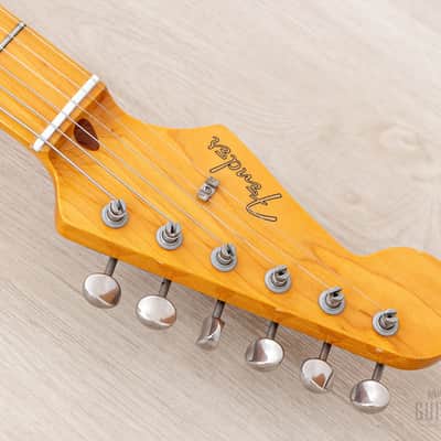 2004 Fender Stratocaster ‘57 Vintage Reissue ST57-65L Left-Handed w/ Lindy Fralin Pickups, Japan CIJ image 4