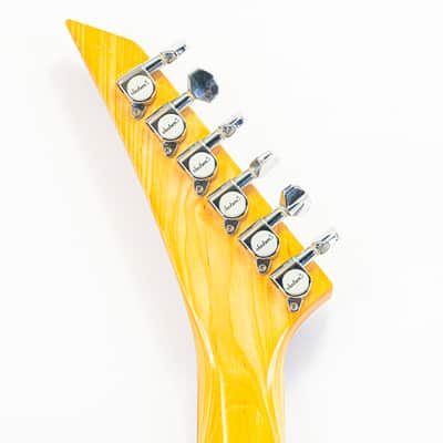 1996 Jackson DK2 Pro Dinky Electric Guitar – Hot Rod Flames, Floyd Rose, Gigbag image 6