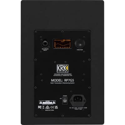 KRK ROKIT 7 G5 7-inch Powered Studio Monitor (Black) image 4