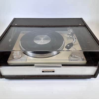 Vintage Pioneer PL-6A Idler Drive Turntable w/ Dust Cover image 6