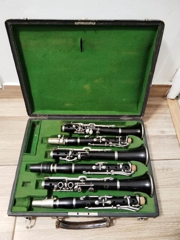 Set 3 clarinets ANT. JANDA HODONIN  Bb, C, Es /german sistem image 1