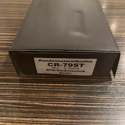 BPM-Sudiotechnik CR-79ST Conderser Microphone CR-79ST 1990 - Black image 8