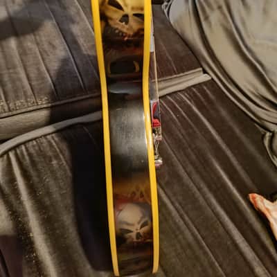 Gibson les Paul custom shop graphic Rare 2012 - Skull graphic image 4