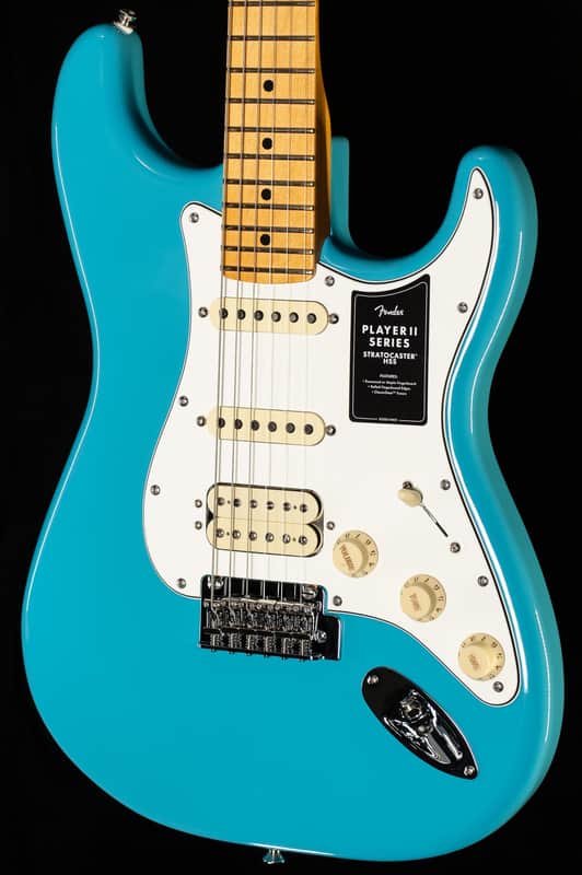 Fender Player II Stratocaster HSS Maple Fingerboard Aquatone Blue (750) image 1
