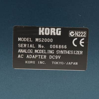 [SALE Ends Aug 25] KORG MS2000 Analog Modeling Synthesizer MS-2000 Worldwide Shipment 100-240V PSU image 10