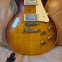 Highly Figured! 2018 Gibson Custom Shop Historic 1959 Les Paul Reissue r9 - Dark Bourbon Fade VOS