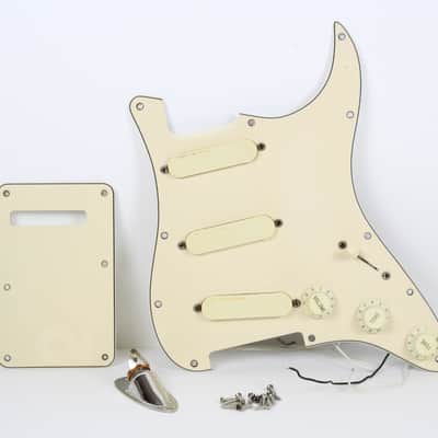 1989 Vintage Fender Stratocaster Plus Loaded PICKGUARD w/Gold Lace Sensor PICKUPS 1980s USA Strat image 1