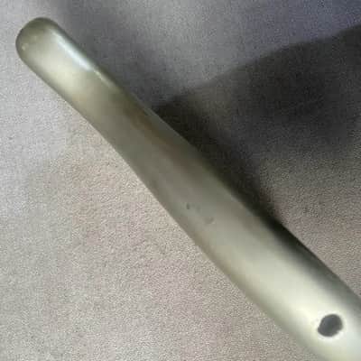 Metallic Silver 4 String Bass Basswood Body image 6