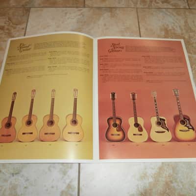 Vintage 1970 Greco Acoustic and Electric Guitars Catalog! Rare, Original Case Candy, Paperwork! image 2