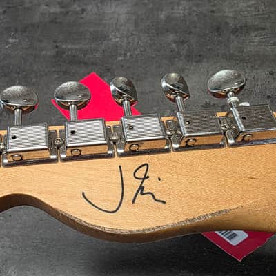 Fender 1958 Telecaster J Mascis BRAND NEW Artist Signature Custom Pickups Mirror Pick Guard Aged Road Worn Relic Neck 50s Vintage Reissue Tele Guitar - Bottle Rocket Blue Flake Metallic image 16