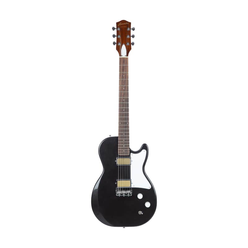 2022 Harmony Jupiter Electric Guitar, Space Black, 022XXXX image 1