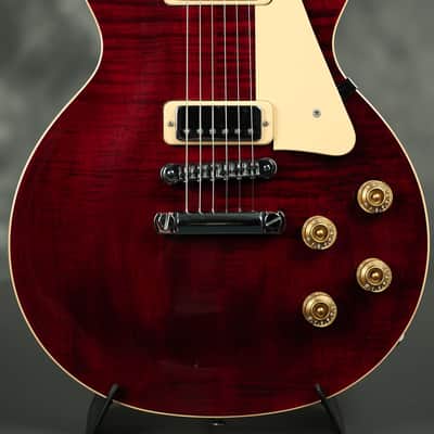 1999 Gibson Limited Edition Les Paul DELUXE Wine Red flame maple top image 1