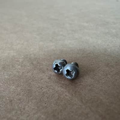 Gibson Vintage 1959 Nickel Les Paul ES Truss Rod Cover Screws 1956 1957 1958 60 image 1