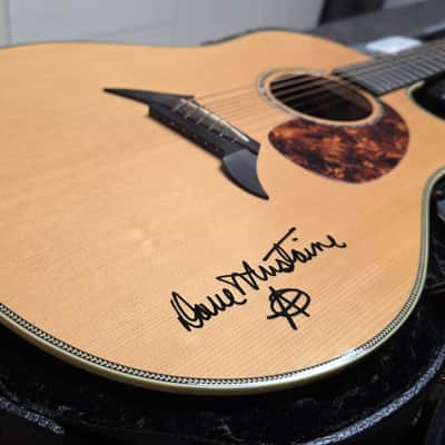 DAVE MUSTAINE'S MEGADETH Studio Breedlove USA Herringbone Acoustic Guitar with L.R. Baggs electric pickup - Album writing recording guitar Artist owned by Dave Mustaine pre-Gibson signature era image 5