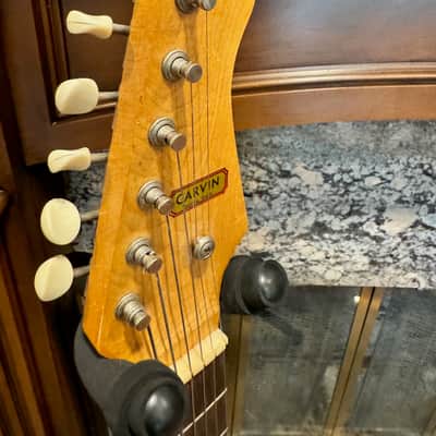 1960 Carvin SGB-3 Solid Body Electric Guitar - Natural Finish (w/HSC) image 13
