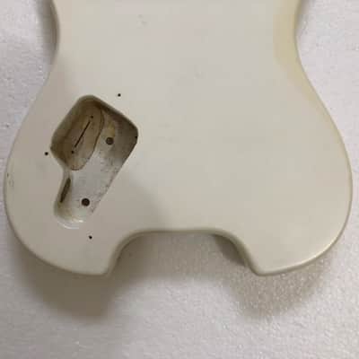 White Headless Guitar HSS Body image 3