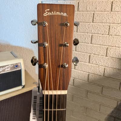 Eastman E20D-TC Dreadnought Acoustic Guitar w/Case - Natural (Serial #M2520101) image 5