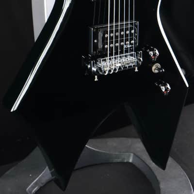 BC Rich Bronze Series Warlock Electric Guitar W/Hard Case - Black image 3