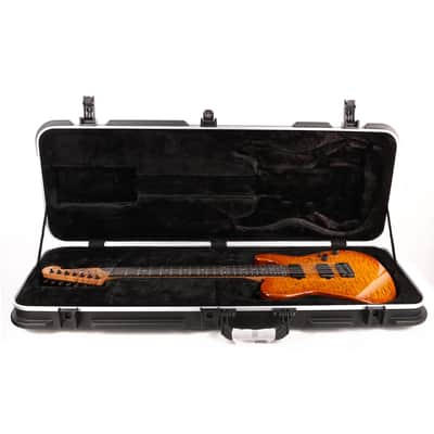 Charvel Custom Shop Style 2 7-String Masterbuilt Red Dave Quilt Maple Top Transparent Amber 2022 image 8