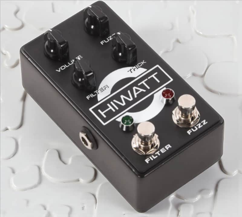 Hiwatt Filter Fuzz MKII Black - 60s-style Gain Machine w/ Filter & EQ image 1