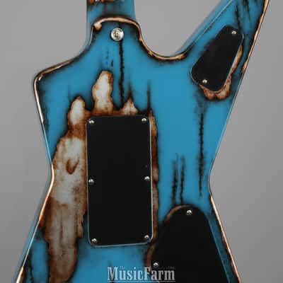 Dean USA Dime Series Rust From Hell Left Handed Handpainted Electric Guitar with Case image 7